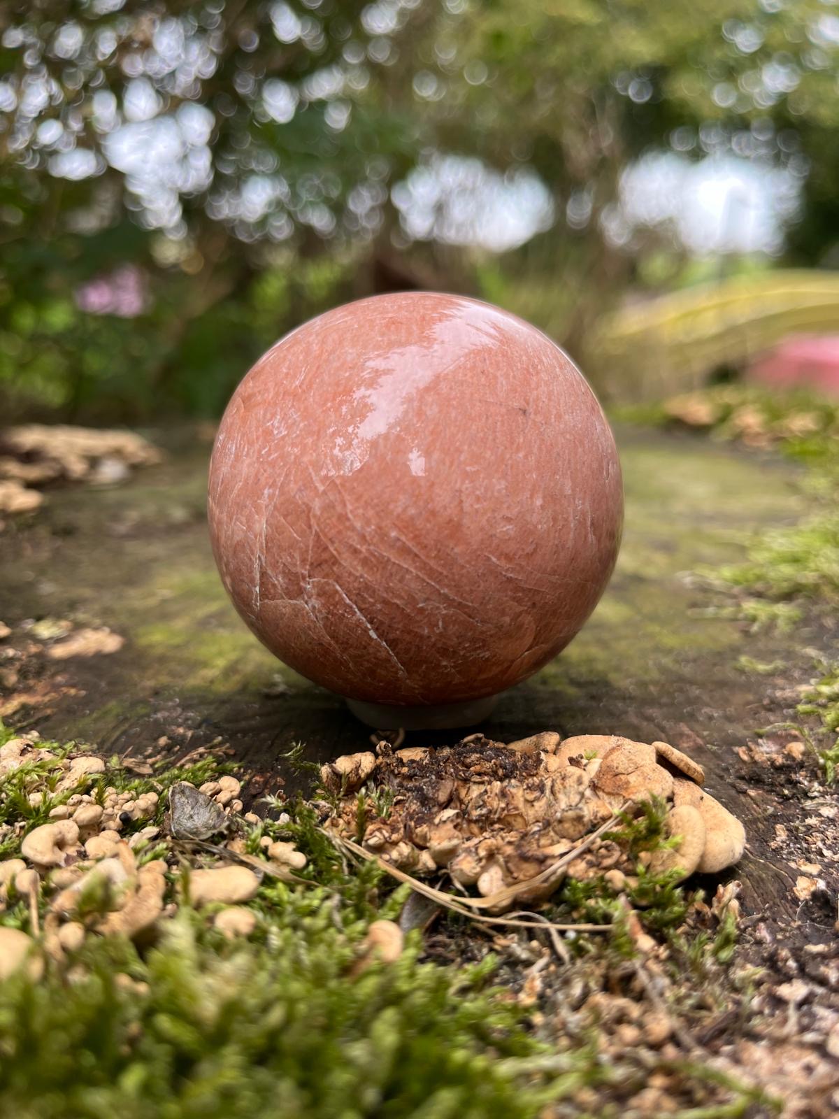 Peach moonstone bol