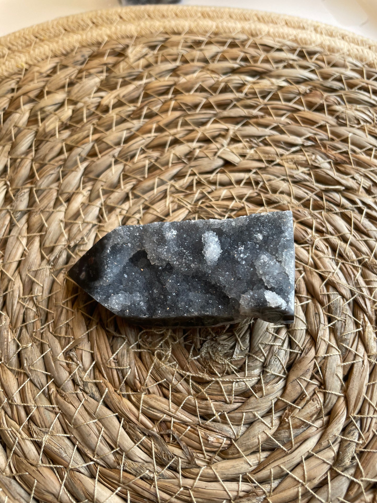 Natuurlijke Kristal Sphaleriet Geode