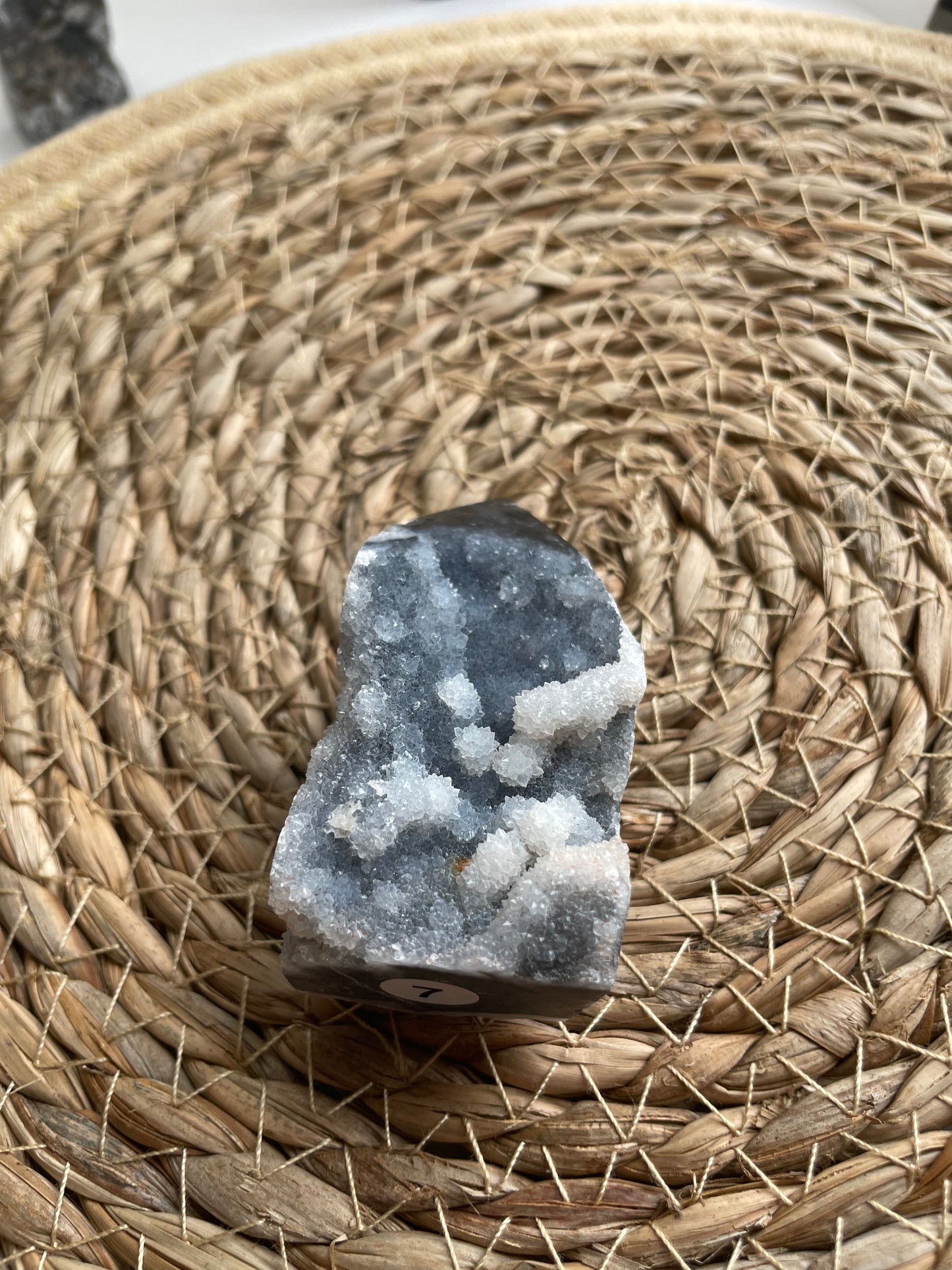 Natuurlijke Kristal Sphaleriet Geode