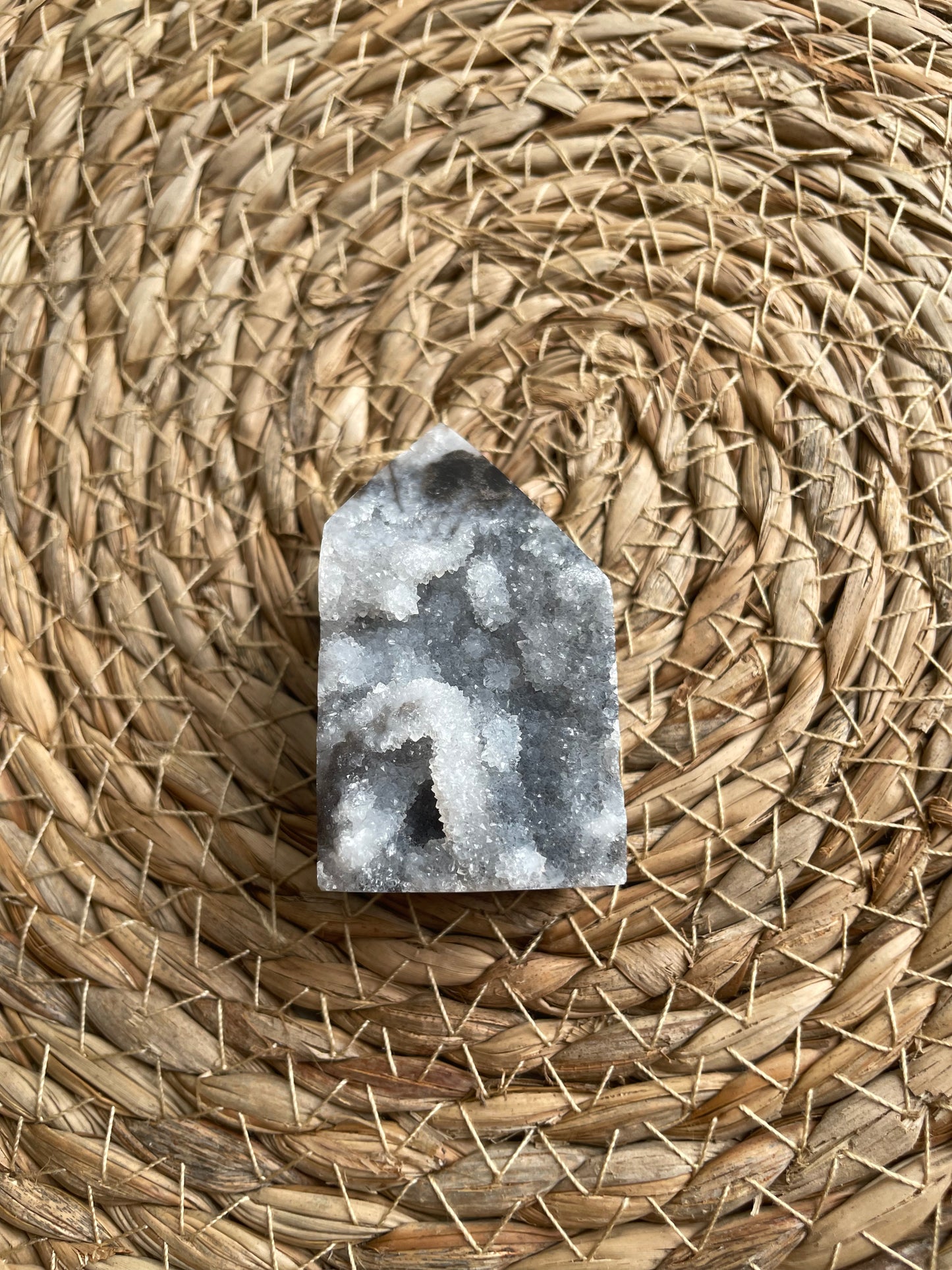 Natuurlijke Kristal Sphaleriet Geode