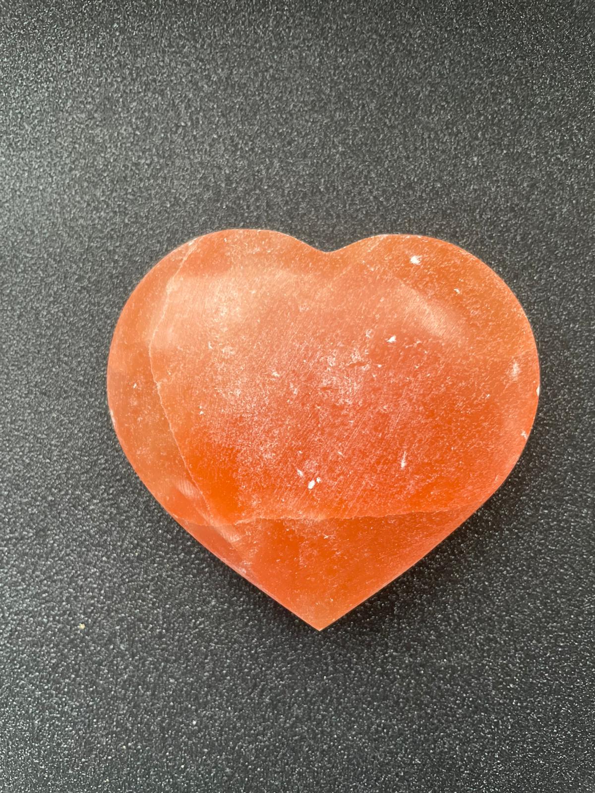 Oranje seleniet hart