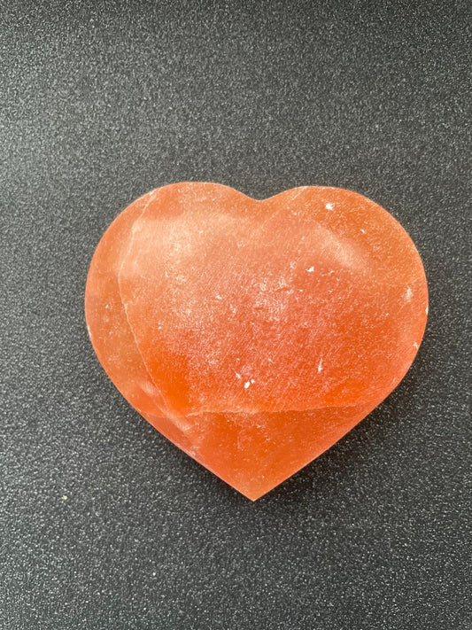 Oranje seleniet hart
